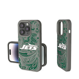 New York Jets Paisley Soft Touch Phone Case for Apple iPhone