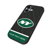 New York Jets Personalized EndZone Plus Bump Phone Case for Apple iPhone