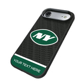 New York Jets Personalized EndZone Plus Bump Phone Case for Apple iPhone