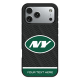 New York Jets Personalized EndZone Plus Bump Phone Case for Apple iPhone