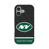 New York Jets Personalized EndZone Plus Bump Phone Case for Apple iPhone 17 Series