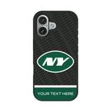 New York Jets Personalized EndZone Plus Bump Phone Case for Apple iPhone