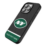 New York Jets Personalized EndZone Plus Bump Phone Case for Apple iPhone