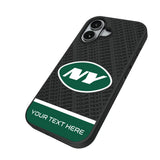 New York Jets Personalized EndZone Plus Bump Phone Case for Apple iPhone