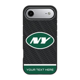 New York Jets Personalized EndZone Plus Bump Phone Case for Apple iPhone
