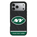 New York Jets Personalized EndZone Plus Bump Phone Case for Apple iPhone
