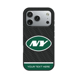 New York Jets Personalized EndZone Plus Bump Phone Case for Apple iPhone