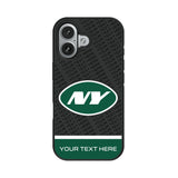 New York Jets Personalized EndZone Plus Bump Phone Case for Apple iPhone