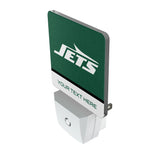 New York Jets Personalized Endzone Solid Night Light 2-Pack