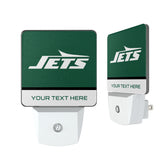 New York Jets Personalized Endzone Solid Night Light 2-Pack