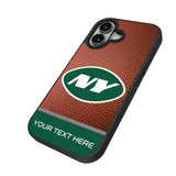 New York Jets Personalized Football Bump Phone Case for Apple iPhone