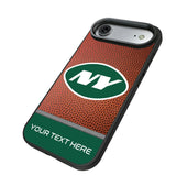 New York Jets Personalized Football Bump Phone Case for Apple iPhone