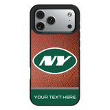 New York Jets Personalized Football Bump Phone Case for Apple iPhone