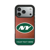New York Jets Personalized Football Bump Phone Case for Apple iPhone