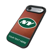 New York Jets Personalized Football Bump Phone Case for Apple iPhone