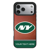 New York Jets Personalized Football Bump Phone Case for Apple iPhone