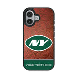 New York Jets Personalized Football Bump Phone Case for Apple iPhone
