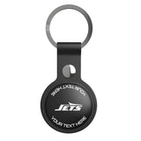 New York Jets Personalized Insignia Black Airtag Holder