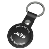 New York Jets Personalized Insignia Black Airtag Holder