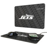 New York Jets Personalized Tilt 15-Watt Wireless Charger and Mouse Pad