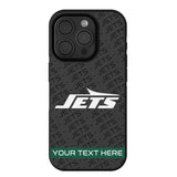 New York Jets Personalized Tilt Bump Phone Case for Apple iPhone