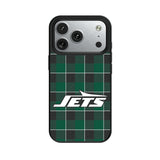 New York Jets Plaid MagSafe Compatible Phone Case for Apple iPhone