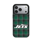 New York Jets Plaid MagSafe Compatible Phone Case for Apple iPhone