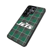 New York Jets Plaid MagSafe Compatible Phone Case for Samsung Galaxy 26 Series