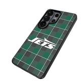 New York Jets Plaid MagSafe Compatible Phone Case for Samsung Galaxy