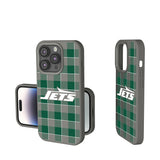 New York Jets Plaid Soft Touch Phone Case for Apple iPhone