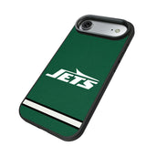 New York Jets Stripe Bump Phone Case for Apple iPhone