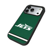 New York Jets Stripe Bump Phone Case for Apple iPhone