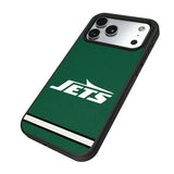 New York Jets Stripe Bump Phone Case for Apple iPhone