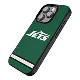 New York Jets Stripe Bump Phone Case for Apple iPhone