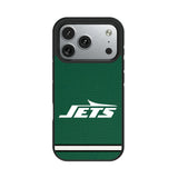 New York Jets Stripe Bump Phone Case for Apple iPhone