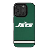 New York Jets Stripe Bump Phone Case for Apple iPhone