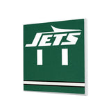 New York Jets Stripe Hidden-Screw Light Switch Plate