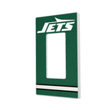 New York Jets Stripe Hidden-Screw Light Switch Plate