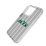 New York Jets Text Backdrop Clear Phone Case for Apple iPhone