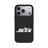 New York Jets Text Backdrop MagSafe Compatible Phone Case for Apple iPhone