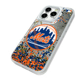 New York Mets Confetti Glitter Phone Case for Apple iPhone