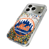 New York Mets Confetti Glitter Phone Case for Apple iPhone