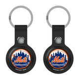 New York Mets Insignia Black Airtag Holder 2-Pack