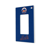 New York Mets Solid Hidden-Screw Light Switch Plate