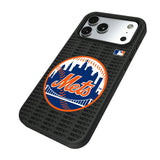 New York Mets Text Backdrop Bump Phone Case for Apple iPhone