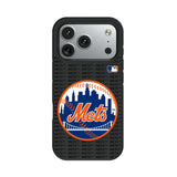 New York Mets Text Backdrop Bump Phone Case for Apple iPhone