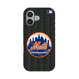 New York Mets Text Backdrop Bump Phone Case for Apple iPhone