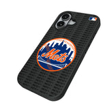 New York Mets Text Backdrop Bump Phone Case for Apple iPhone