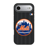 New York Mets Text Backdrop Bump Phone Case for Apple iPhone