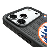 New York Mets Text Backdrop Bump Phone Case for Apple iPhone